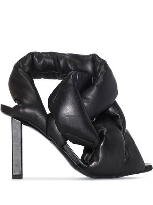 Balmain Ulla knot 95mm sandals - Black