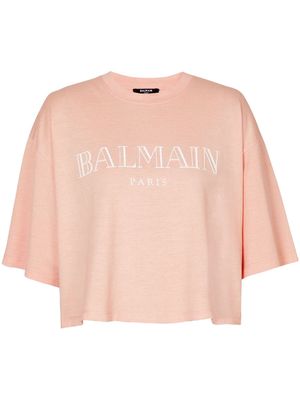 Balmain Vintage Balmain cotton T-Shirt - Orange