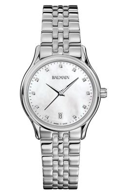 BALMAIN WATCHES Beleganza Diamond Bracelet Watch, 32mm in Stainless Steel 