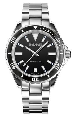 BALMAIN WATCHES Ophrys Dive Bracelet Watch, 38.5mm in Silver 