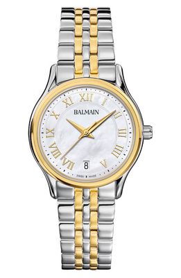 BALMAIN WATCHES Two-Tone Bracelet Watch