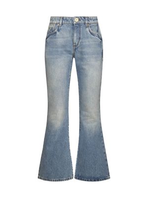 Balmain Western Bootcut Denim Jeans