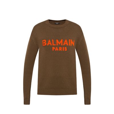 Balmain Wool Logo Sweater