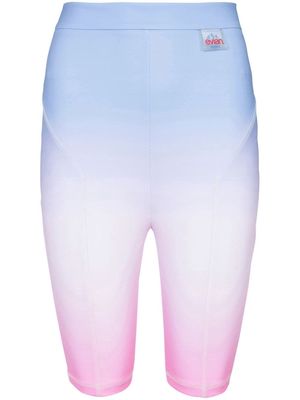 Balmain x Evian gradient-effect bermuda shorts - Pink