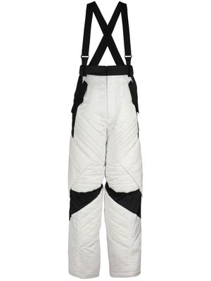 Balmain x Rossignol monogram ski trousers - White