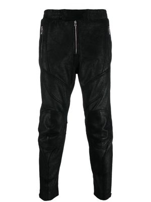 Balmain zip-detail skinny-cut trousers - Black