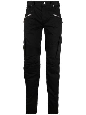 Balmain zip-detail skinny-leg trousers - Black