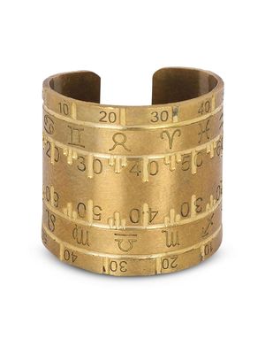 Balmain Zodiac-engraved wraparound ring - Gold