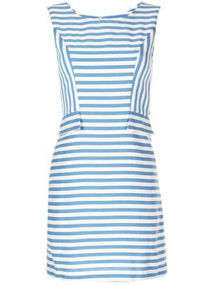 Bambah Arayes striped dress - Blue