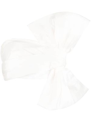 Bambah bow-detail cropped tube top - White