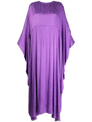 Bambah draped kaftan dress - Purple