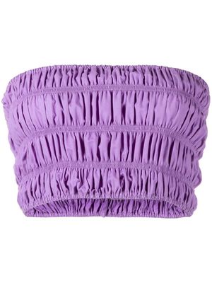 Bambah elasticated bandeau top - Purple