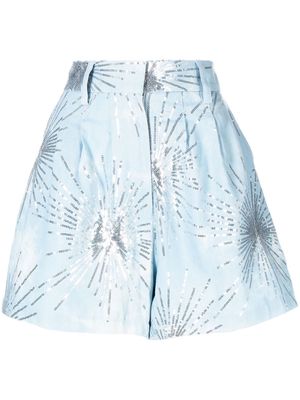 Bambah embellished A-line shorts - Blue