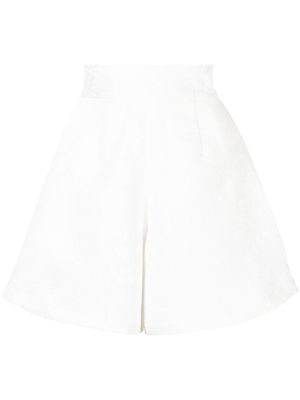 Bambah floral-pattern high-waisted shorts - White