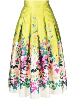Bambah floral-print pleated skirt - Multicolour
