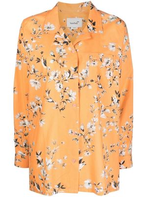 Bambah floral-print pocket shirt - Orange