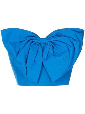 Bambah Gilian bow-detail corset top - Blue