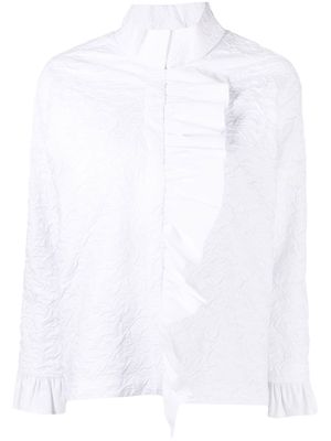 Bambah ruffle-detail long-sleeve shirt - White