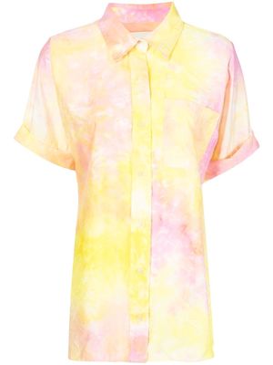 BAMBAH short-sleeve tie-dye shirt - Multicolour