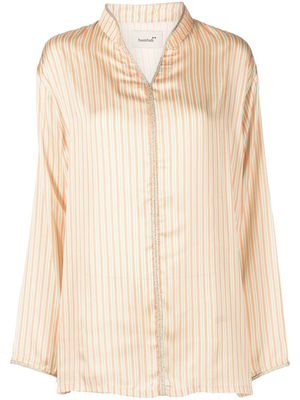 Bambah striped long-sleeve shirt - Orange