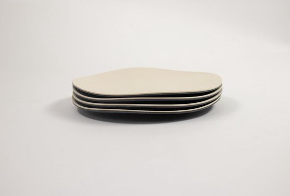 Bamboozle Curved Salad Plates Set Of 4 in