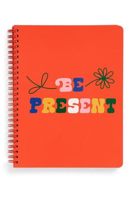 ban.do 'Be Present' Rough Draft Mini Spiral Notebook in Red