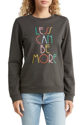 ban. do Less Can Be More Cotton Sweatshirt in Black