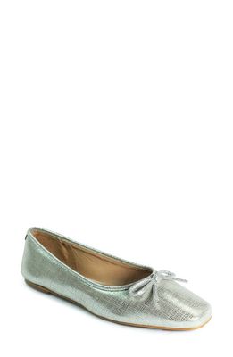 band of the free Lancer Ballet Flat in Silver
