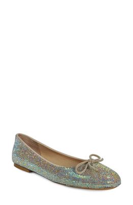 band of the free Skye Rhinestone Ballet Flat in Natural