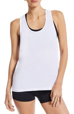 BANDIER Performance Racerback Tank in White