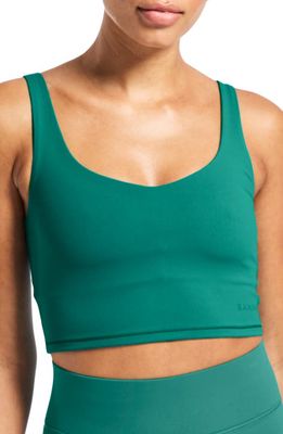 BANDIER Tempo Crop Bra Top in Aventurine