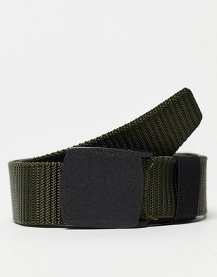 Bando nylon belt in khaki-Green