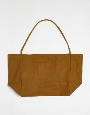 Bando slouch tote bag in tan-Brown
