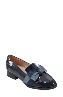 Bandolino Bow Loafer in Navy Blue 