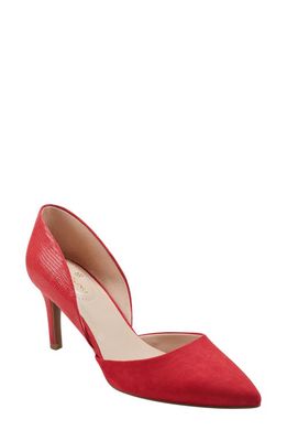 Bandolino Grenow d'Orsay Pointed Toe Pump in Red