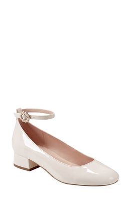 Bandolino Lexy Ankle Strap Pump in Ivory 