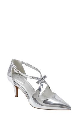 Bandolino Zeffer Kitten Heel Pump in Silver 01