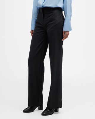 Bany Straight-Leg Wool Pants