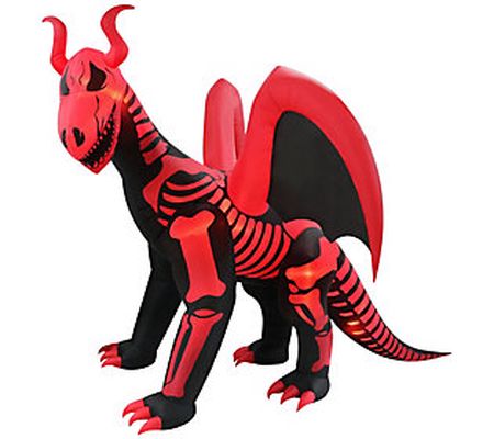 Banzai 10' Inflatable Skeleton Dragon