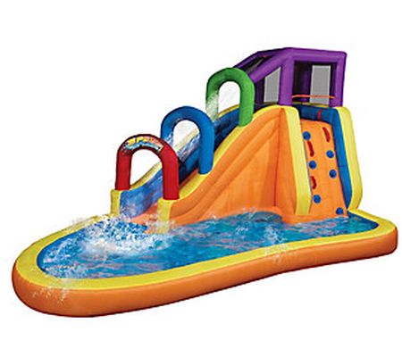 Banzai Speed Slide Water Park Outdoor Toy