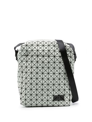 Bao Bao Issey Miyake geometric-panelled cotton shoulder bag - Grey