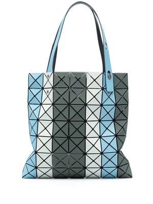 Bao Bao Issey Miyake geometric-panelled shoulder bag - Blue