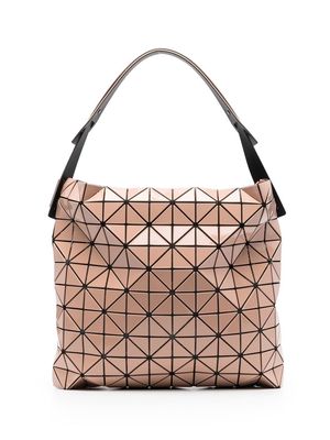 Bao Bao Issey Miyake geometric-pattern faux-leather shoulder bag - Pink