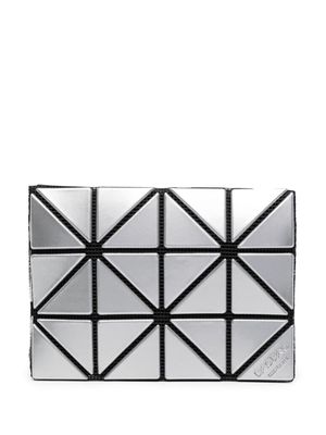 Bao Bao Issey Miyake high-shine geometric-design wallet - Silver