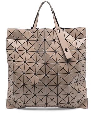 Bao Bao Issey Miyake Lucent matte geometric tote bag - Brown