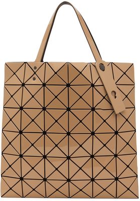 Bao Bao Issey Miyake Orange & Taupe Double Color Lucent Tote