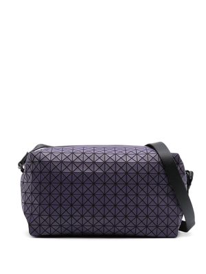 Bao Bao Issey Miyake Saddle geometic-panneled crossbody bag - Purple