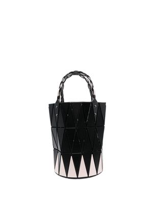 Bao Bao Issey Miyake small Basket geometric-panelled bucket bag - Black