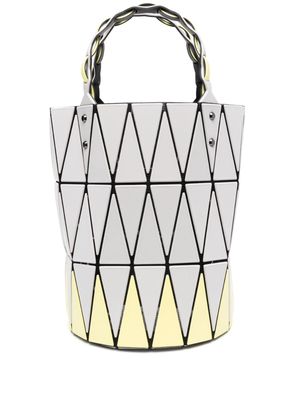 Bao Bao Issey Miyake small Basket geometric-panelled bucket bag - Grey