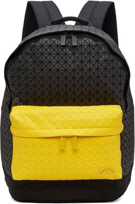Bao Bao Issey Miyake Yellow & Black Daypack Backpack